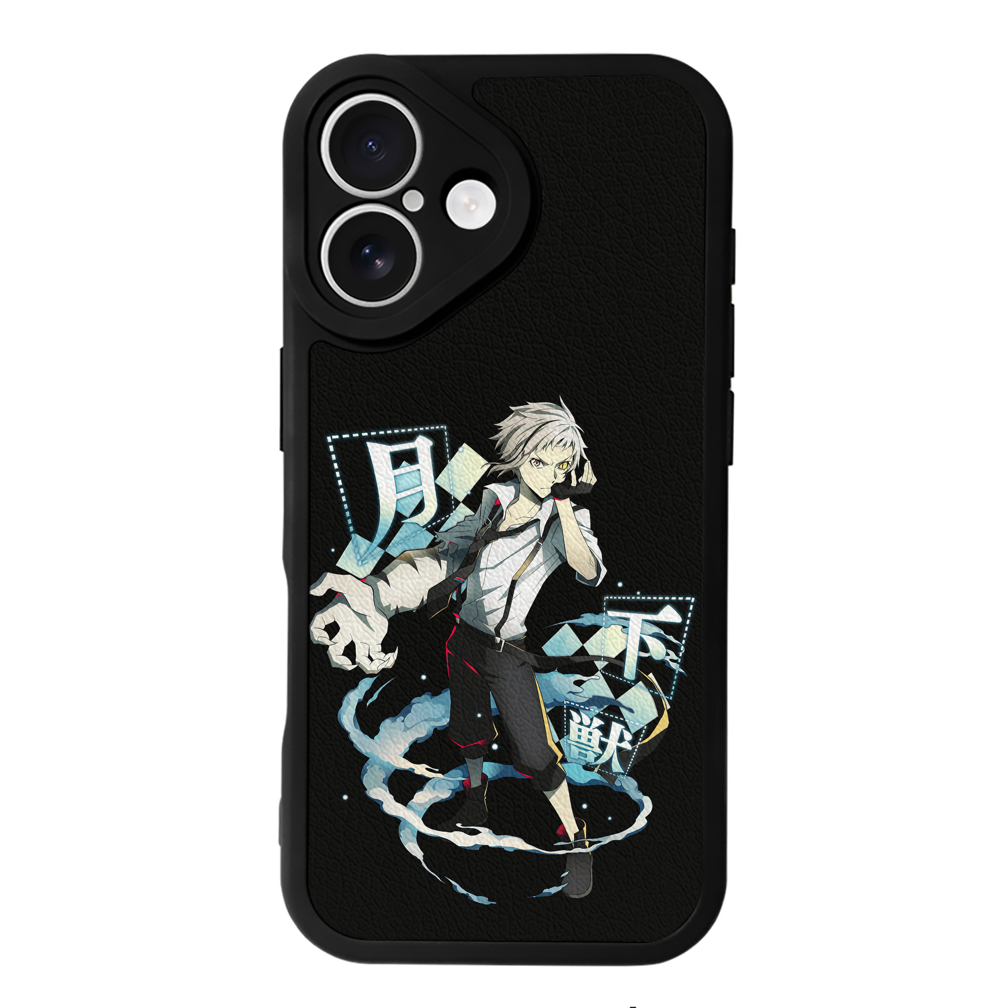 （画像用） 文豪ストレイドッグス Bungo Stray Dogs 【iPhone 16シリーズ対応】シリコンスマホケース（レザー調） 材質：シリコン